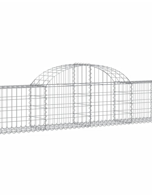 Încărcați imaginea în vizualizatorul Galerie, Coșuri gabion arcuite 13 buc, 200x30x40/60 cm, fier galvanizat
