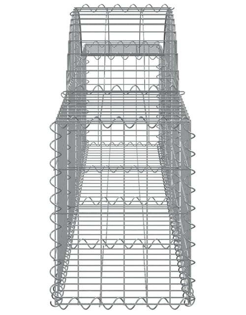 Încărcați imaginea în vizualizatorul Galerie, Coșuri gabion arcuite 15 buc, 200x30x40/60 cm, fier galvanizat
