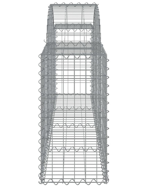 Încărcați imaginea în vizualizatorul Galerie, Coșuri gabion arcuite 18 buc, 200x30x60/80 cm, fier galvanizat
