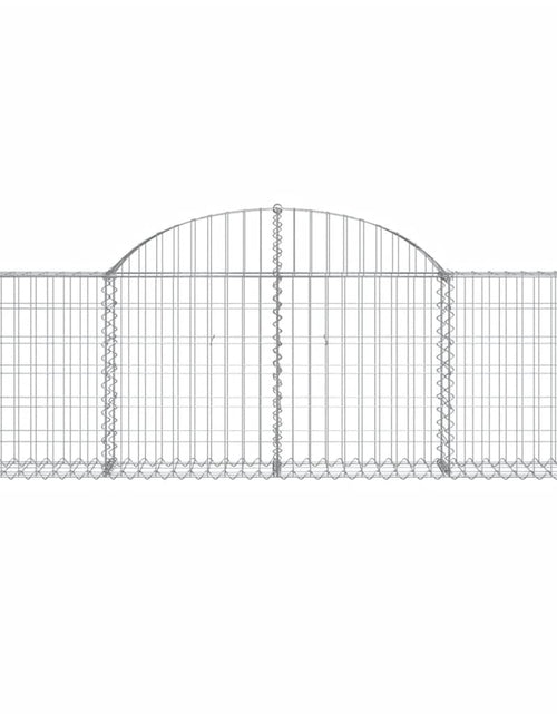 Încărcați imaginea în vizualizatorul Galerie, Coșuri gabion arcuite 20 buc, 200x30x60/80 cm, fier galvanizat
