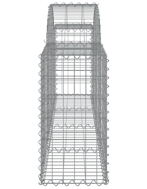 Încărcați imaginea în vizualizatorul Galerie, Coșuri gabion arcuite 20 buc, 200x30x60/80 cm, fier galvanizat
