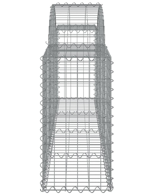 Încărcați imaginea în vizualizatorul Galerie, Coșuri gabion arcuite 25 buc, 200x30x60/80 cm, fier galvanizat
