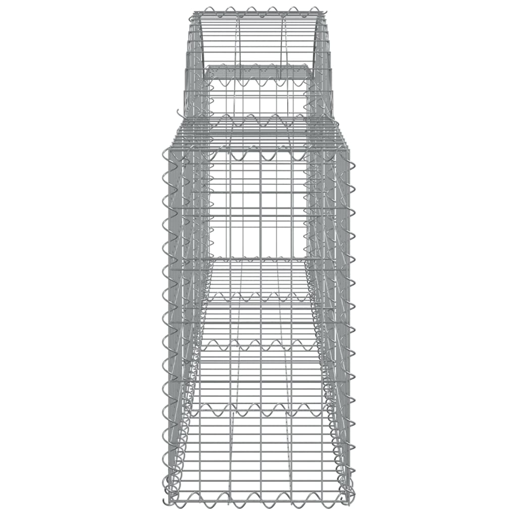 Coșuri gabion arcuite 25 buc, 200x30x60/80 cm, fier galvanizat