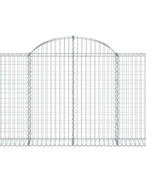 Загрузите изображение в средство просмотра галереи, Coșuri gabion arcuite 50 buc, 200x30x100/120 cm fier galvanizat
