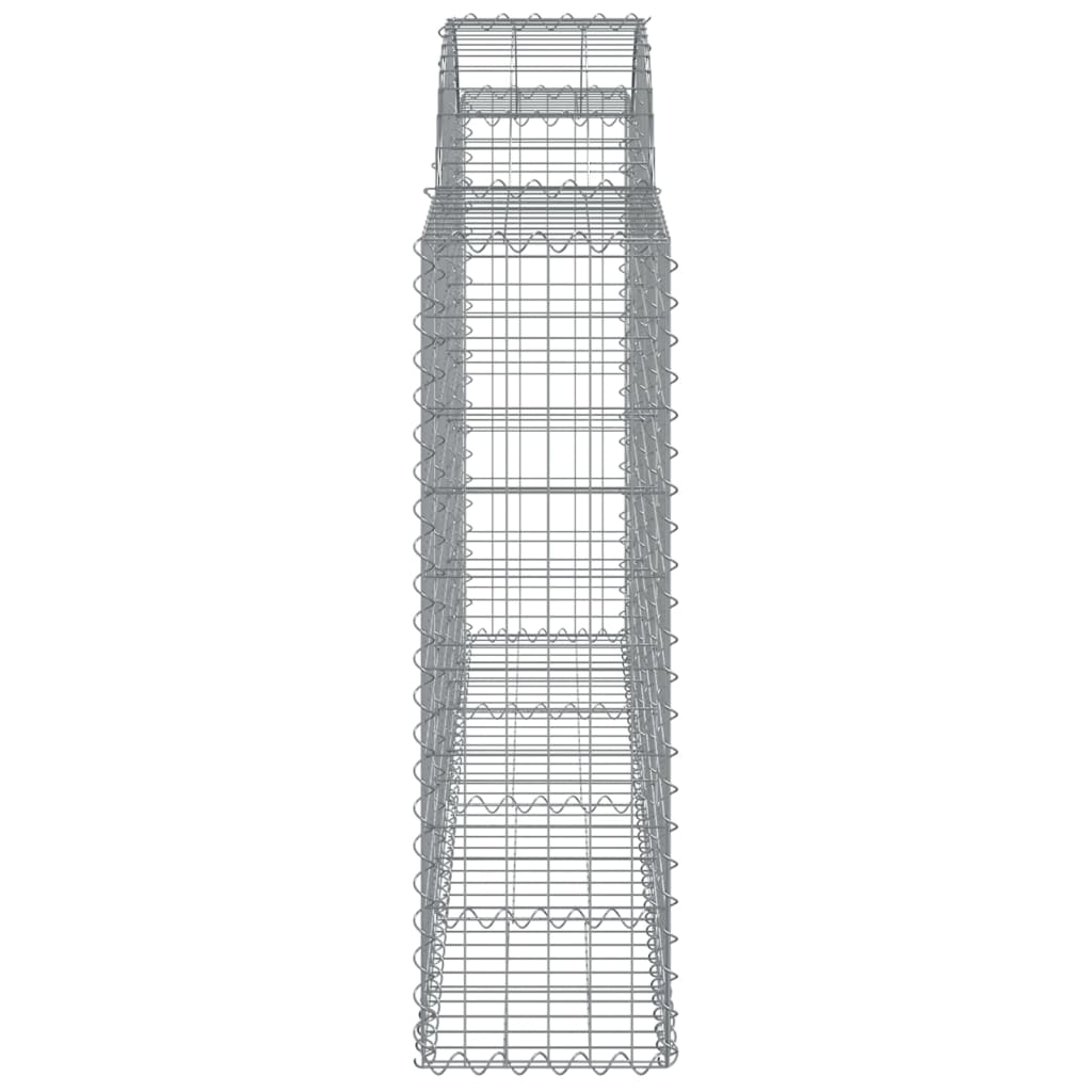 Coșuri gabion arcuite 50 buc, 200x30x100/120 cm fier galvanizat