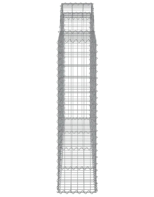 Загрузите изображение в средство просмотра галереи, Coșuri gabion arcuite 20 buc, 200x30x120/140cm, fier galvanizat
