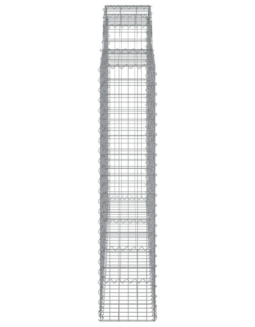 Загрузите изображение в средство просмотра галереи, Coșuri gabion arcuite 11 buc, 200x30x140/160cm, fier galvanizat
