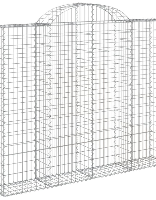 Încărcați imaginea în vizualizatorul Galerie, Coșuri gabion arcuite 5 buc, 200x30x160/180 cm, fier galvanizat
