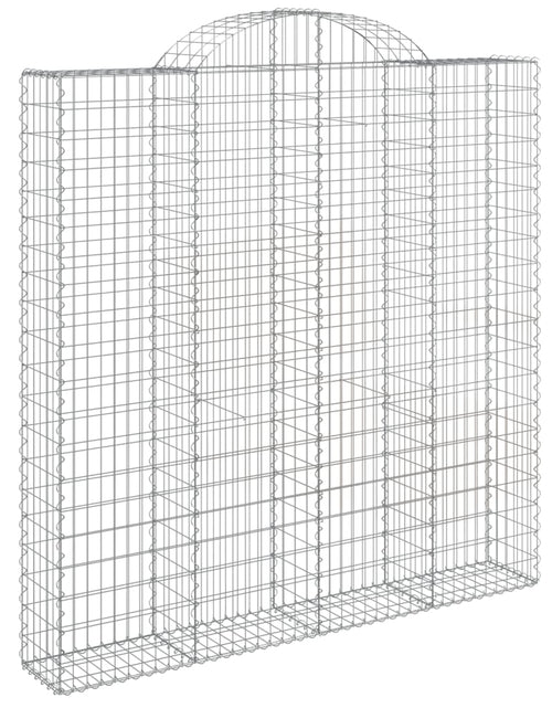 Încărcați imaginea în vizualizatorul Galerie, Coșuri gabion arcuite 3 buc. 200x30x200/220 cm fier galvanizat
