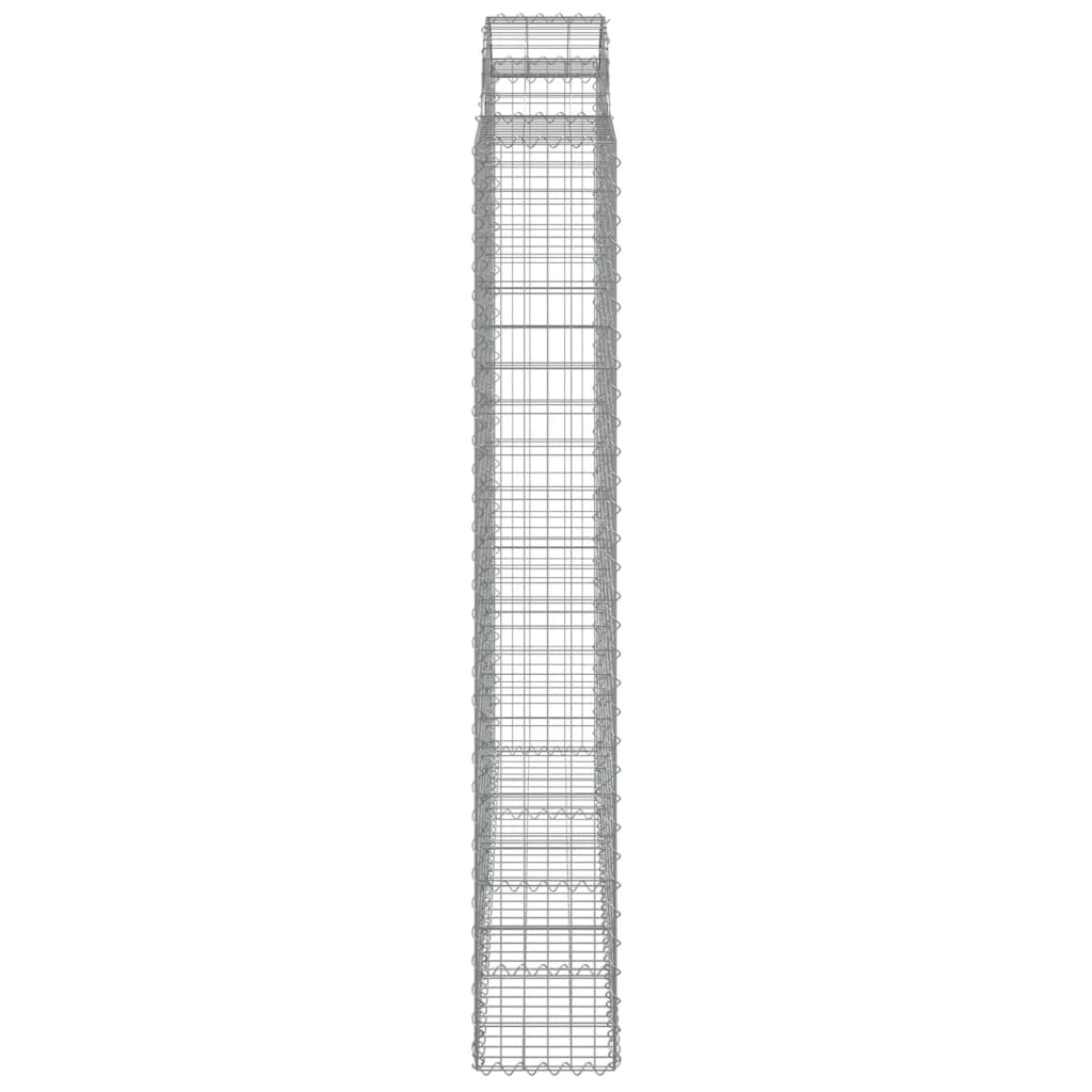 Coșuri gabion arcuite 3 buc. 200x30x200/220 cm fier galvanizat