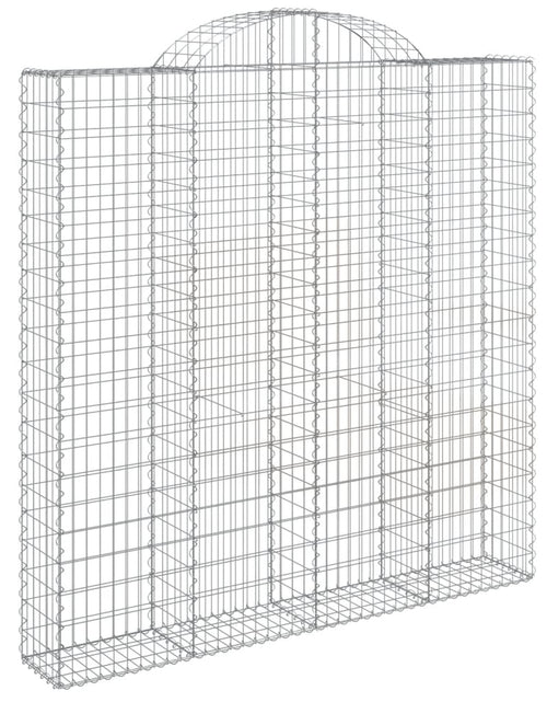 Încărcați imaginea în vizualizatorul Galerie, Coșuri gabion arcuite 4 buc. 200x30x200/220 cm fier galvanizat
