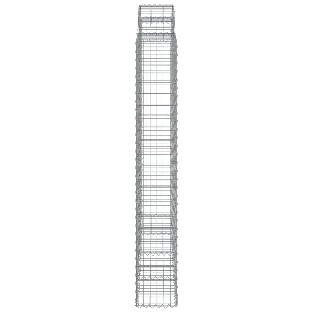 Coșuri gabion arcuite 5 buc. 200x30x200/220 cm fier galvanizat