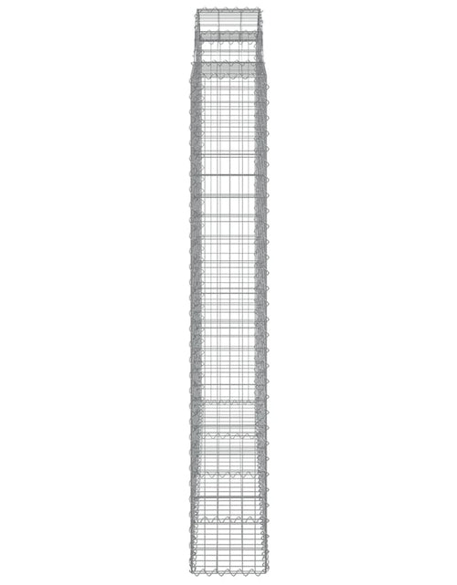 Загрузите изображение в средство просмотра галереи, Coșuri gabion arcuite 7 buc. 200x30x200/220 cm fier galvanizat
