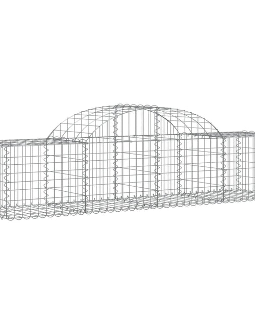 Загрузите изображение в средство просмотра галереи, Coșuri gabion arcuite 40 buc, 200x50x40/60 cm, fier galvanizat
