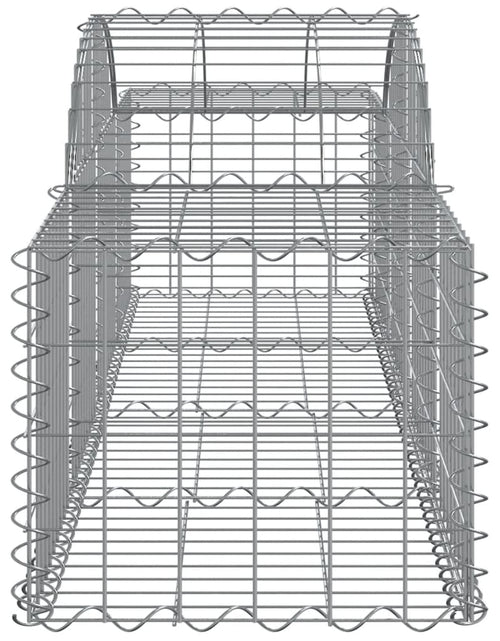 Загрузите изображение в средство просмотра галереи, Coșuri gabion arcuite 40 buc, 200x50x40/60 cm, fier galvanizat
