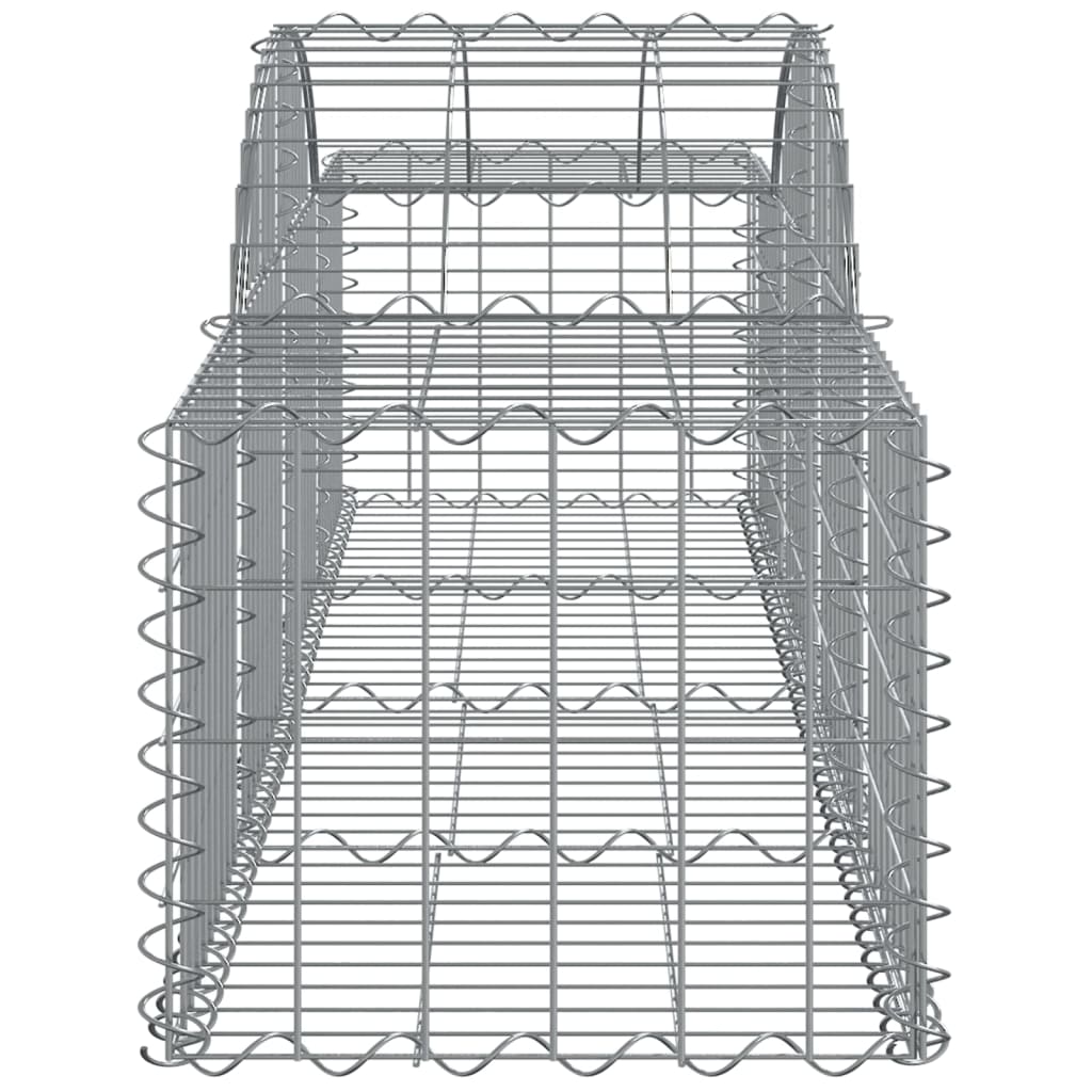 Coșuri gabion arcuite 50 buc, 200x50x40/60 cm, fier galvanizat