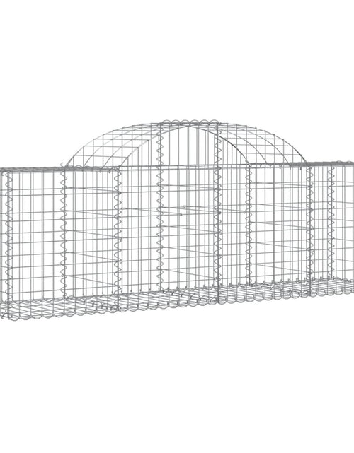 Загрузите изображение в средство просмотра галереи, Coșuri gabion arcuite 50 buc, 200x50x60/80 cm, fier galvanizat
