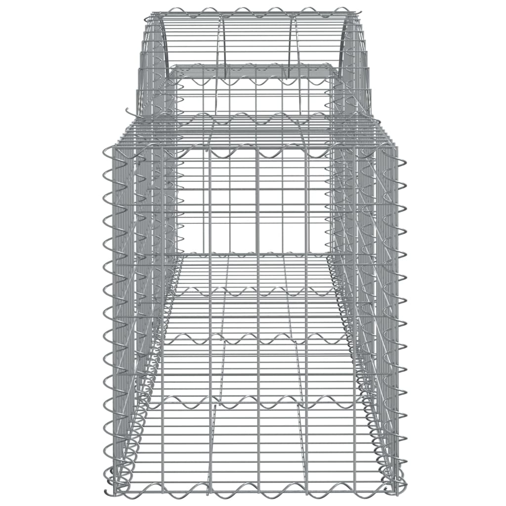 Coșuri gabion arcuite 50 buc, 200x50x60/80 cm, fier galvanizat