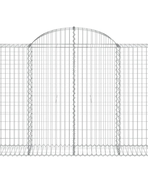 Загрузите изображение в средство просмотра галереи, Coșuri gabion arcuite 40 buc, 200x50x120/140cm, fier galvanizat
