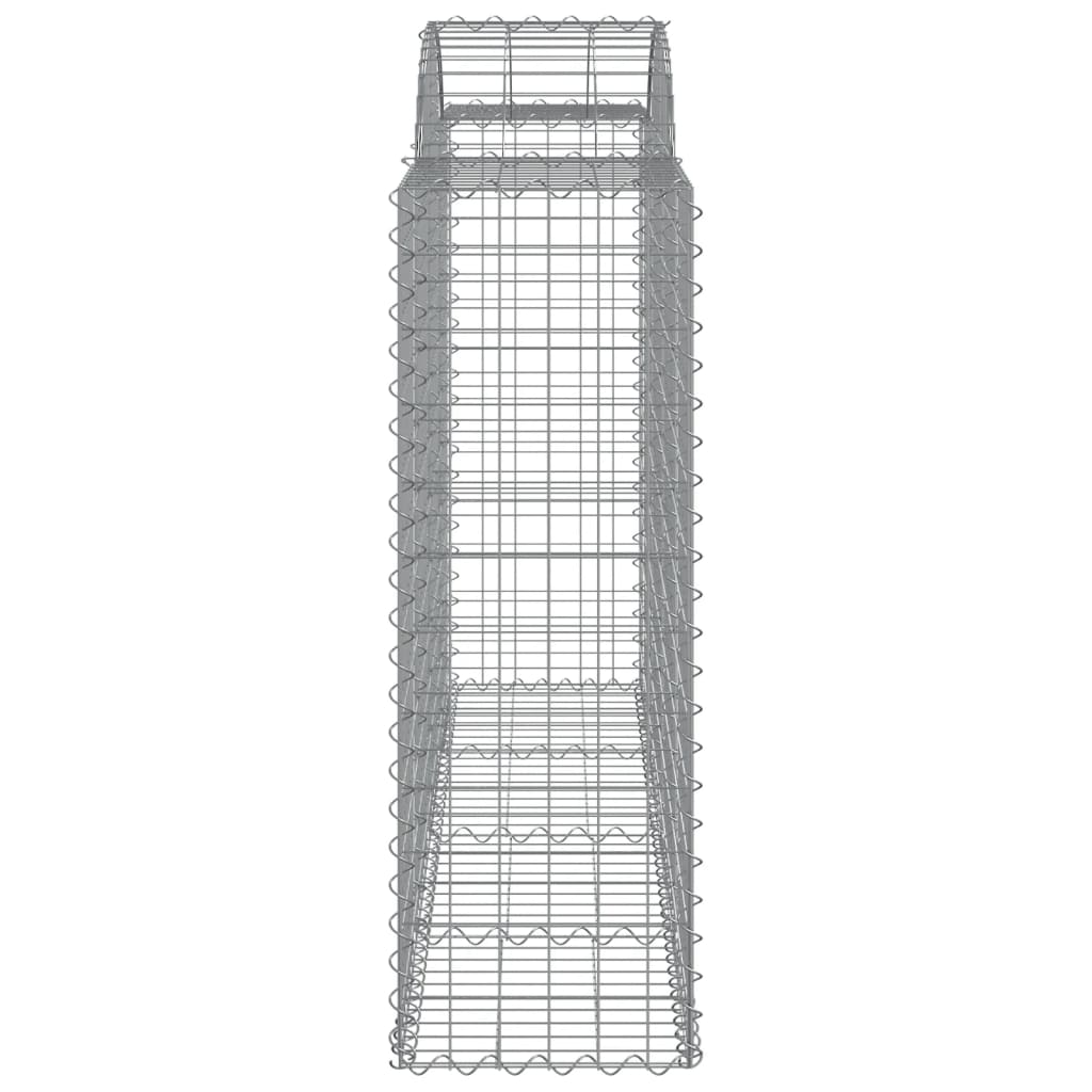 Coșuri gabion arcuite 40 buc, 200x50x120/140cm, fier galvanizat