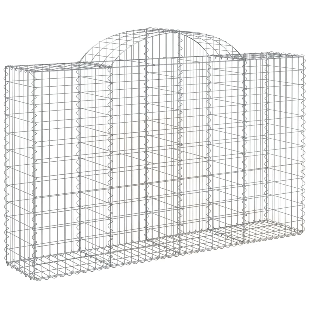 Coșuri gabion arcuite 50 buc, 200x50x120/140cm, fier galvanizat