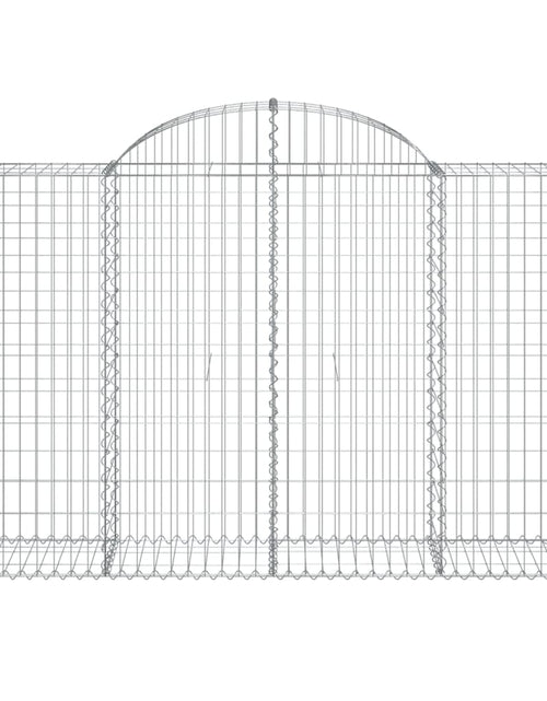 Загрузите изображение в средство просмотра галереи, Coșuri gabion arcuite 50 buc, 200x50x120/140cm, fier galvanizat
