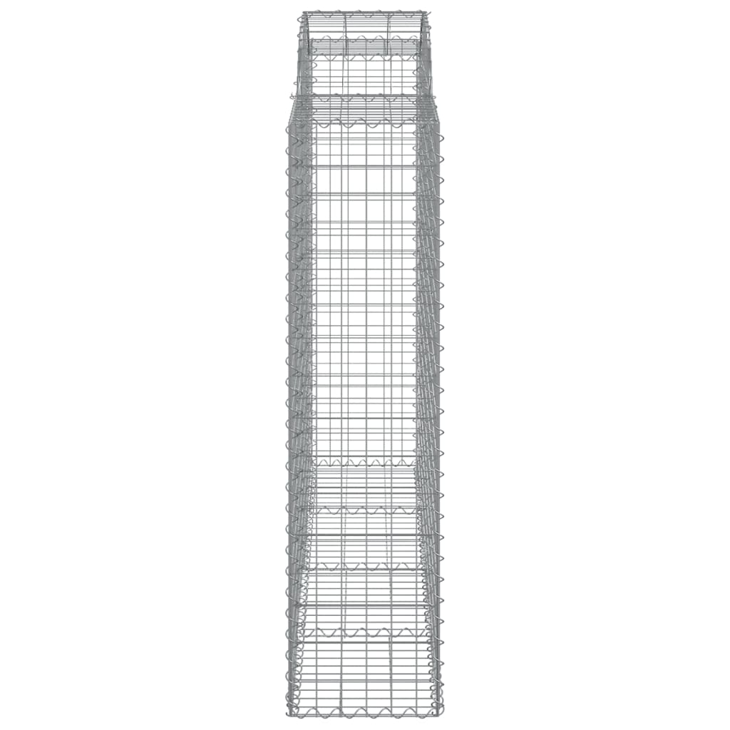 Coșuri gabion arcuite 20 buc, 200x50x160/180cm, fier galvanizat