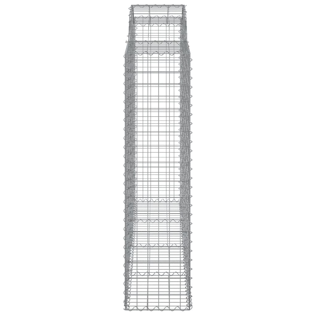 Coșuri gabion arcuite 30 buc, 200x50x160/180cm, fier galvanizat