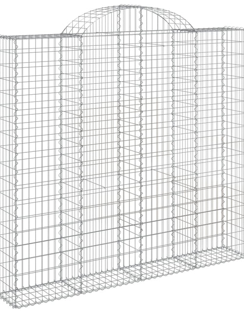 Încărcați imaginea în vizualizatorul Galerie, Coșuri gabion arcuite 18 buc, 200x50x180/200cm, fier galvanizat
