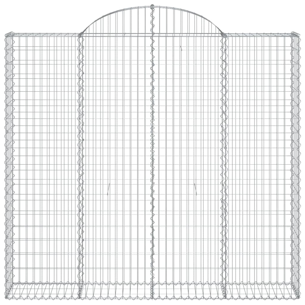 Coșuri gabion arcuite 20 buc, 200x50x180/200cm, fier galvanizat