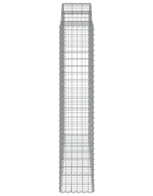 Загрузите изображение в средство просмотра галереи, Coșuri gabion arcuite, 11 buc 200x50x200/220cm, fier galvanizat
