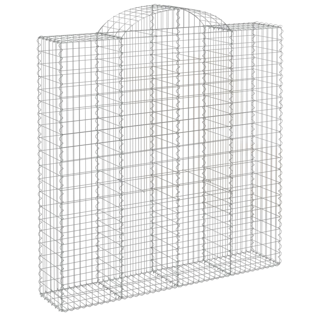 Coșuri gabion arcuite, 13 buc 200x50x200/220cm, fier galvanizat