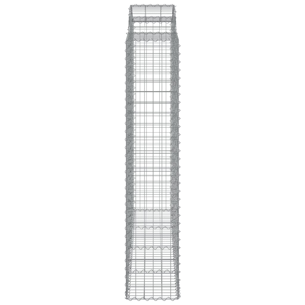 Coșuri gabion arcuite, 13 buc 200x50x200/220cm, fier galvanizat