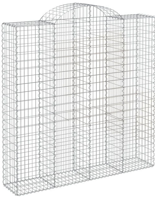 Încărcați imaginea în vizualizatorul Galerie, Coșuri gabion arcuite, 14 buc 200x50x200/220cm, fier galvanizat
