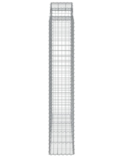 Загрузите изображение в средство просмотра галереи, Coșuri gabion arcuite, 7 buc, 200x50x220/240cm, fier galvanizat
