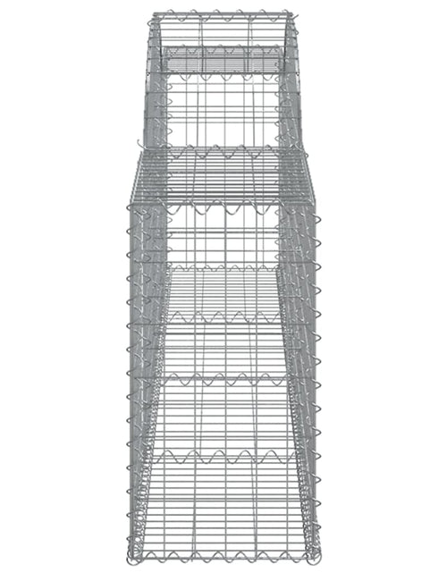 Загрузите изображение в средство просмотра галереи, Coșuri gabion arcuite, 30 buc., 300x30x60/80cm, fier galvanizat
