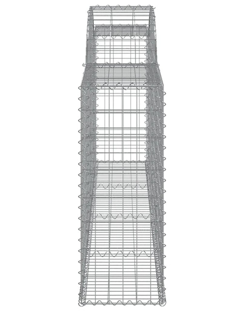 Încărcați imaginea în vizualizatorul Galerie, Coșuri gabion arcuite 30 buc, 300x30x80/100 cm, fier galvanizat
