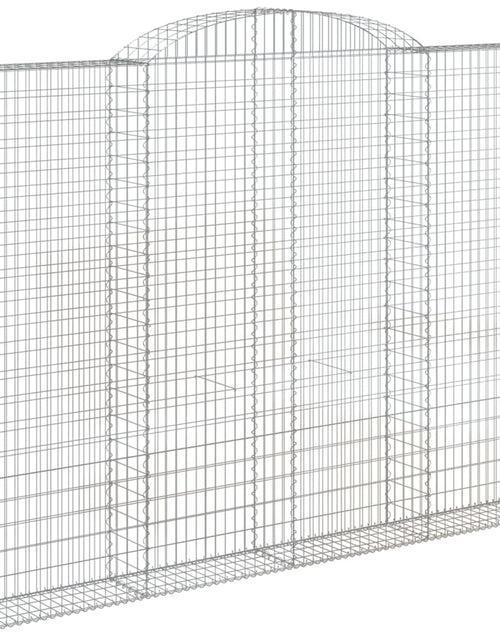 Încărcați imaginea în vizualizatorul Galerie, Coșuri gabion arcuite 2 buc. 300x30x220/240 cm fier galvanizat
