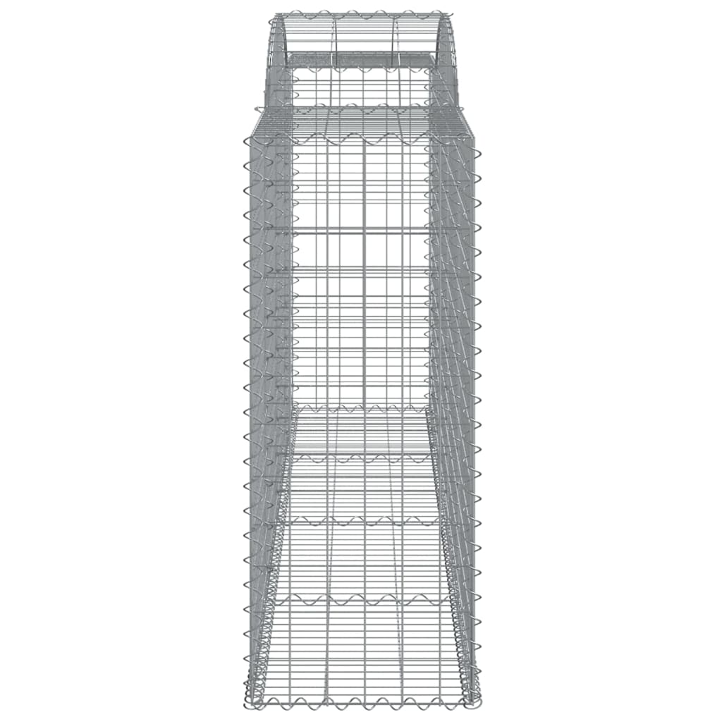 Coșuri gabion arcuite 7 buc. 300x50x120/140 cm, fier galvanizat