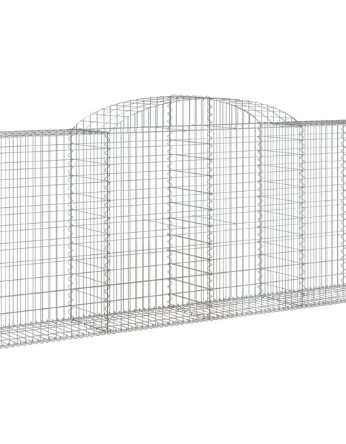 Încărcați imaginea în vizualizatorul Galerie, Coșuri gabion arcuite 8 buc. 300x50x120/140 cm, fier galvanizat
