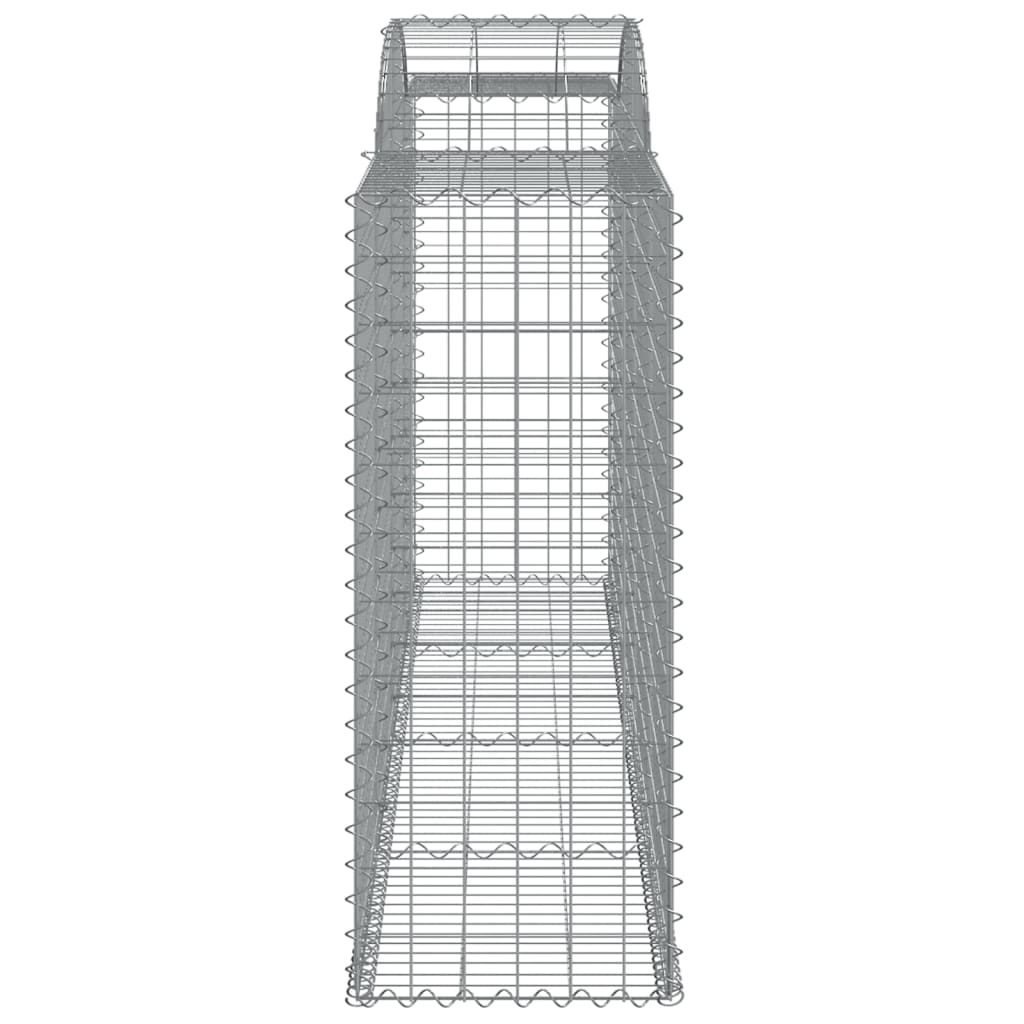 Coșuri gabion arcuite 8 buc. 300x50x120/140 cm, fier galvanizat