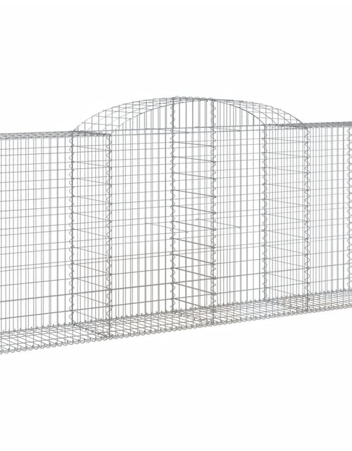 Încărcați imaginea în vizualizatorul Galerie, Coșuri gabion arcuite 12 buc. 300x50x120/140 cm fier galvanizat
