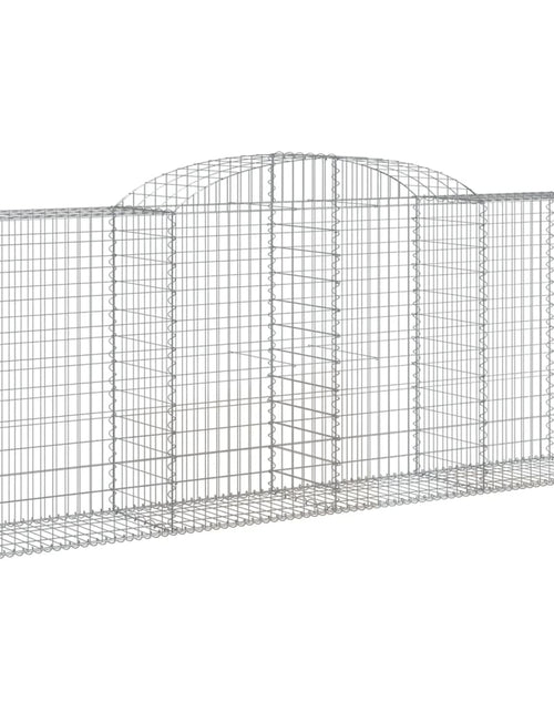 Încărcați imaginea în vizualizatorul Galerie, Coșuri gabion arcuite 17 buc. 300x50x120/140 cm fier galvanizat
