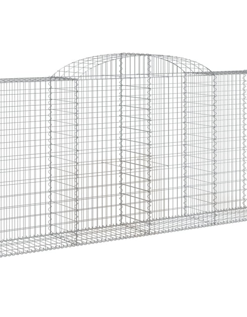 Încărcați imaginea în vizualizatorul Galerie, Coșuri gabion arcuite 2 buc. 300x50x140/160cm fier galvanizat
