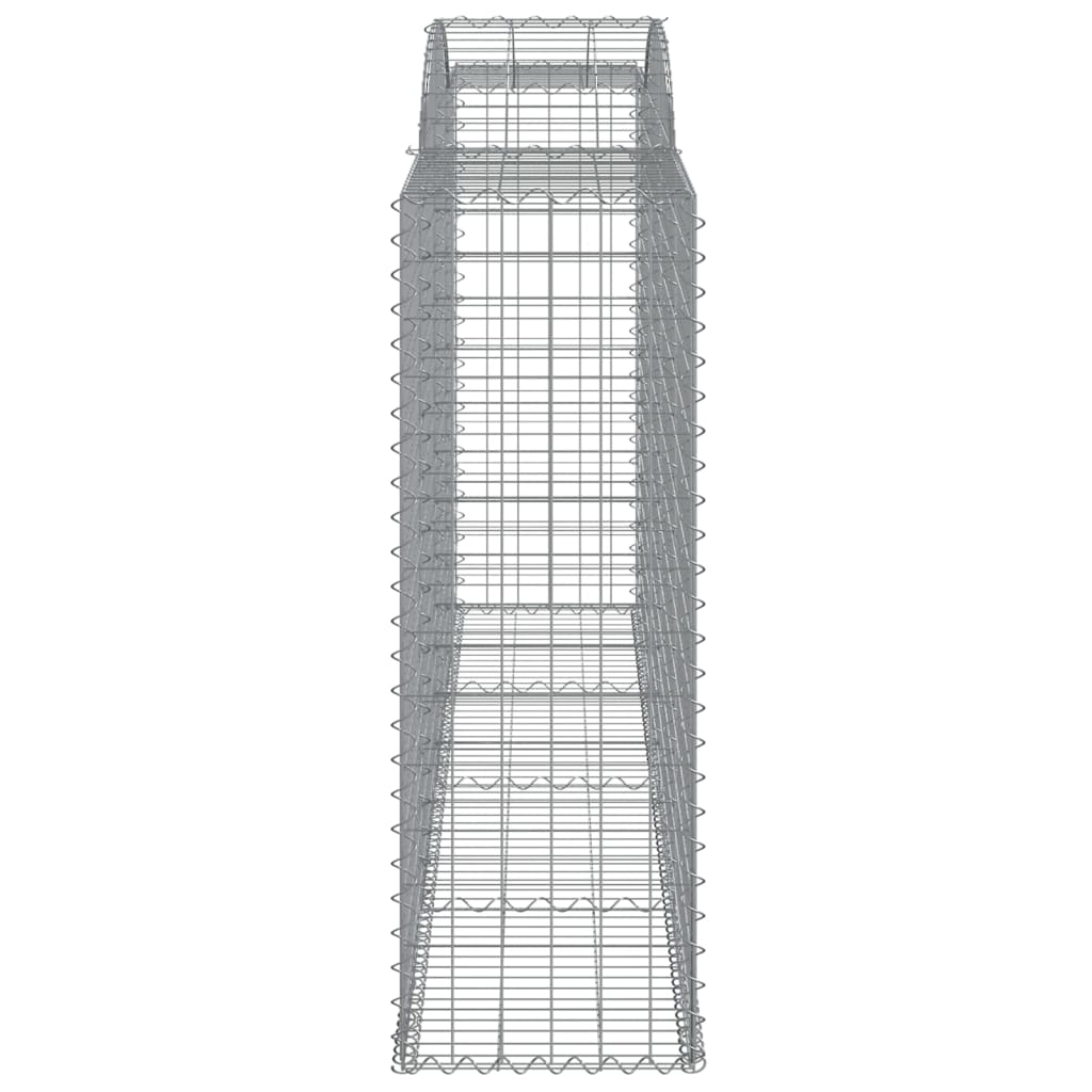 Coșuri gabion arcuite 2 buc. 300x50x140/160cm fier galvanizat