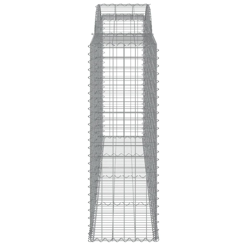 Coșuri gabion arcuite 7 buc, 300x50x140/160cm, fier galvanizat