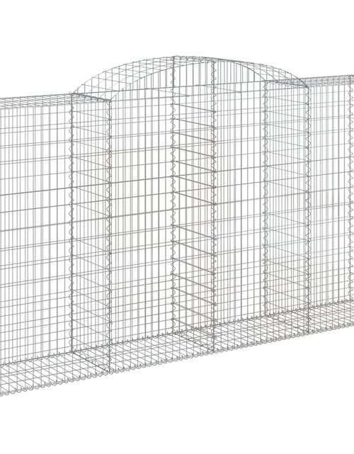 Încărcați imaginea în vizualizatorul Galerie, Coșuri gabion arcuite 2 buc, 300x50x160/180 cm, fier galvanizat
