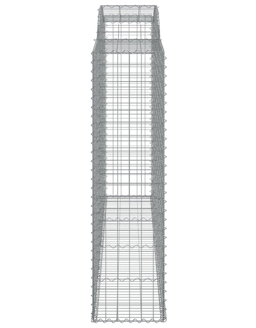 Загрузите изображение в средство просмотра галереи, Coșuri gabion arcuite 4 buc, 300x50x180/200 cm, fier galvanizat
