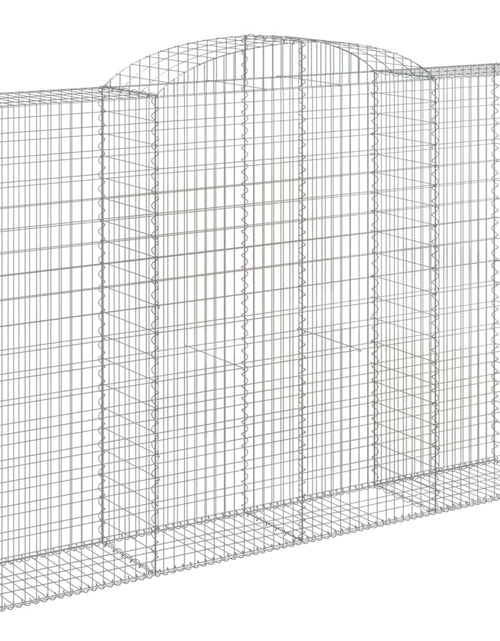 Încărcați imaginea în vizualizatorul Galerie, Coșuri gabion arcuite 6 buc. 300x50x200/220 cm, fier galvanizat
