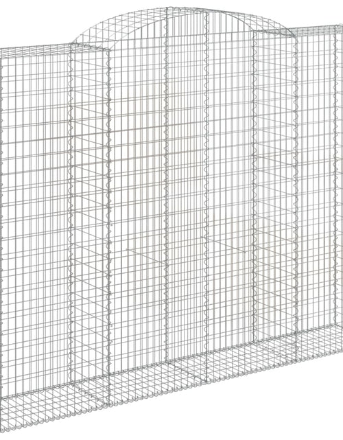 Încărcați imaginea în vizualizatorul Galerie, Coșuri gabion arcuite, 3 buc, 300x50x220/240cm, fier galvanizat
